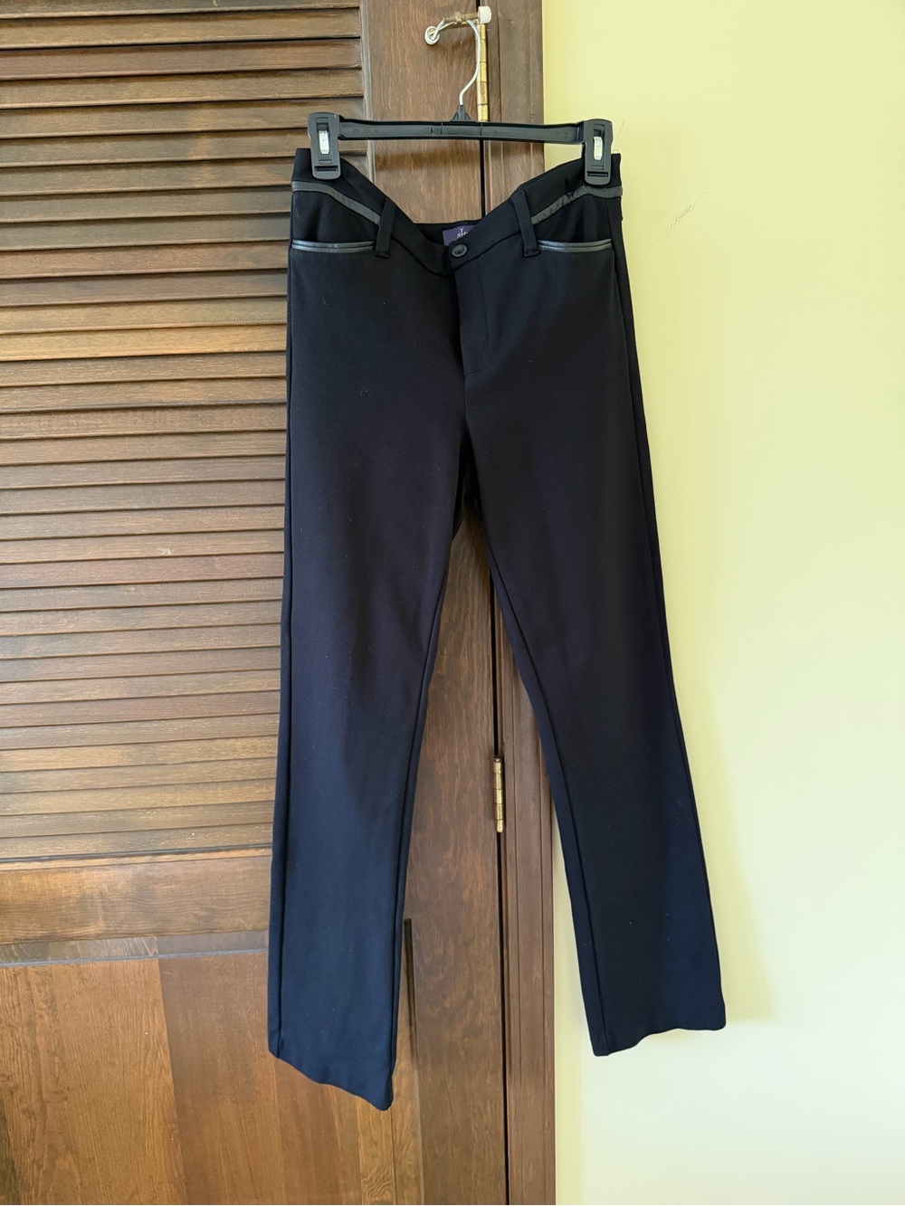 NYDJ Straight Leg Black Pant